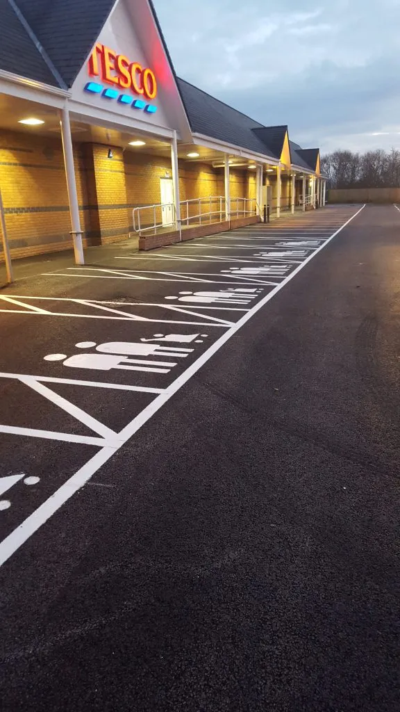 Parent and child car parking bay