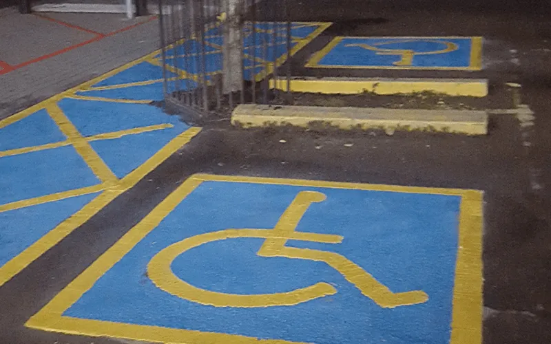 Playground marking installation