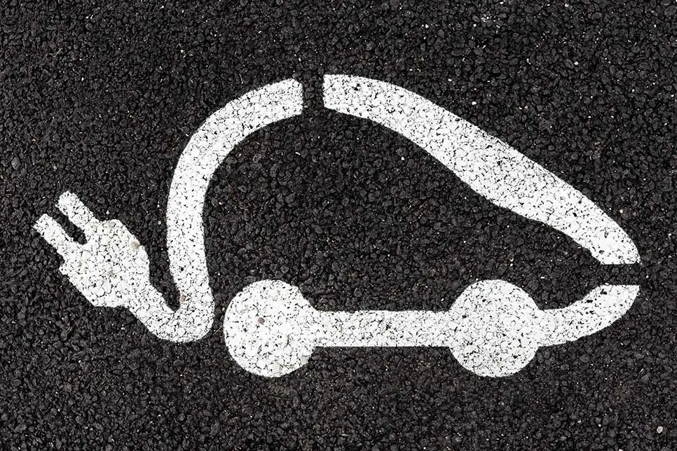EV charging bay markings