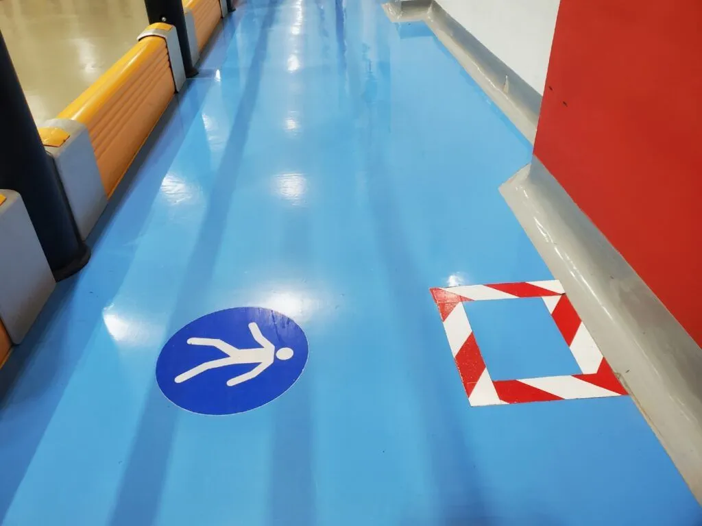 warehouse flooring - thermoplastic